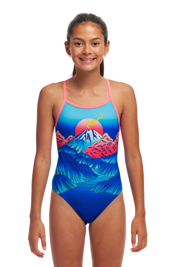 Smokin Hot | Girls Single Strap One Piece