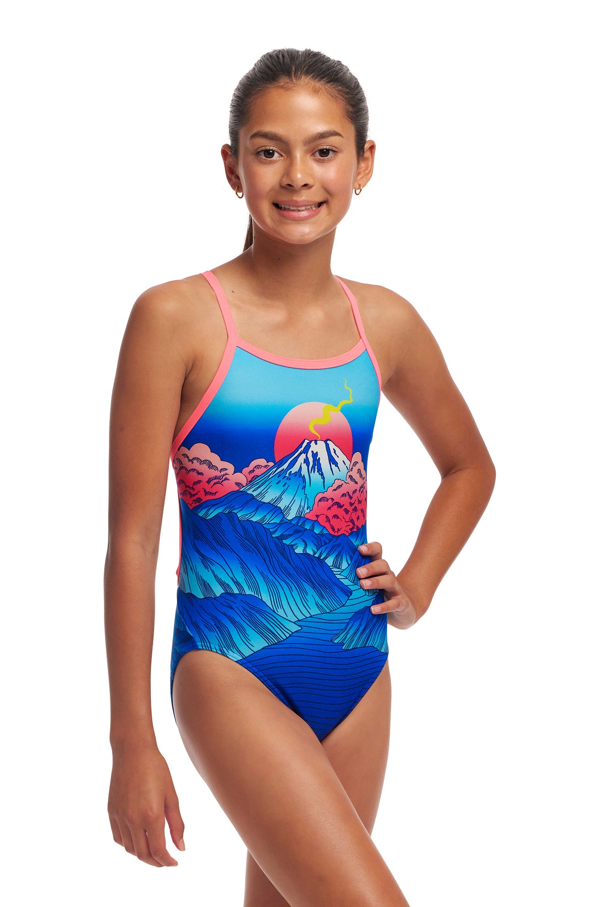 Smokin Hot | Girls Single Strap One Piece