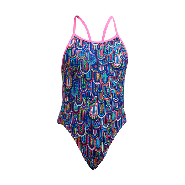 Spread My Wings | Girls Single Strap One Piece