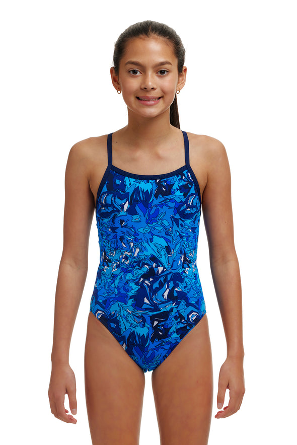 True Bluey | Girls Single Strap One Piece