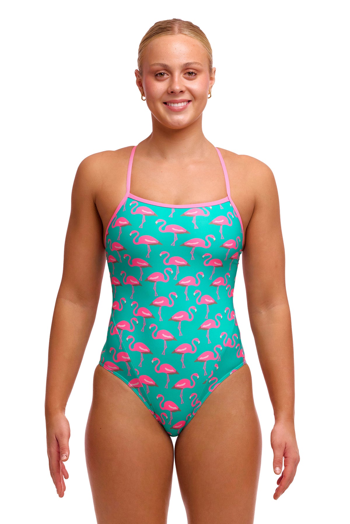 Go Flamingo! | Ladies Single Strap One Piece