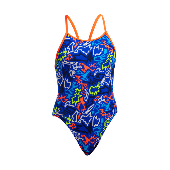 Broken Hearts | Girls Diamond Back One Piece