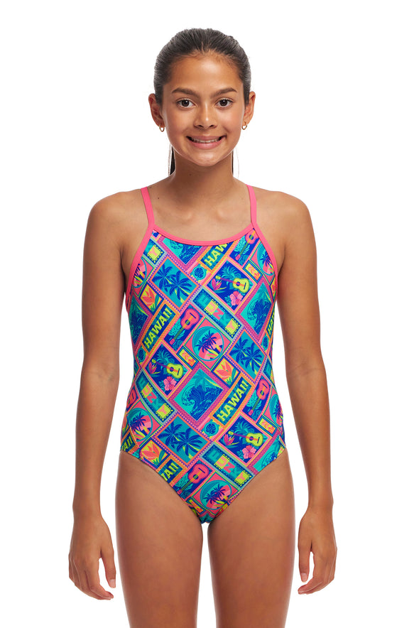 Coco Canel | Girls Diamond Back One Piece