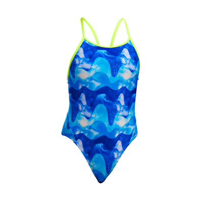 Dive In | Girls Diamond Back One Piece