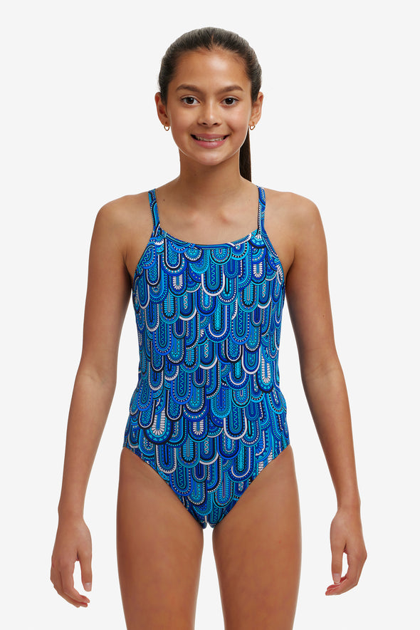 Flight School | Girls Diamond Back One Piece