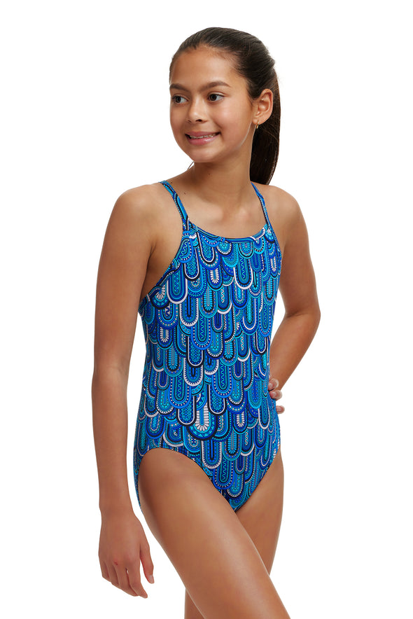 Flight School | Girls Diamond Back One Piece