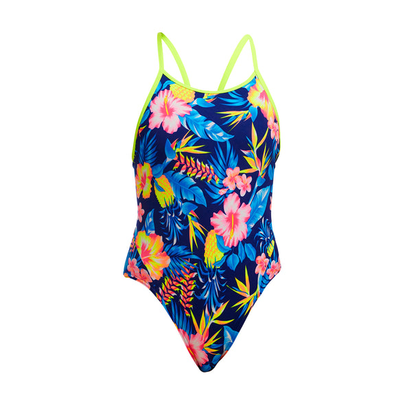 In Bloom | Girls Diamond Back One Piece