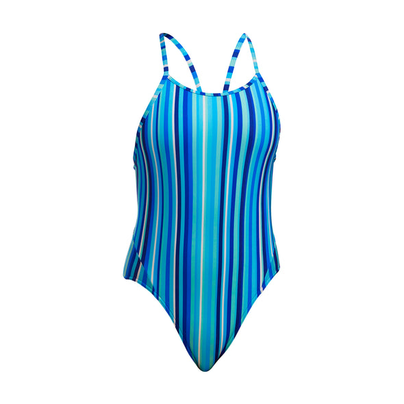 Lane Lines | Girls Diamond Back One Piece