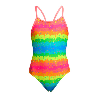 Melting Mayhem | Girls Diamond Back One Piece