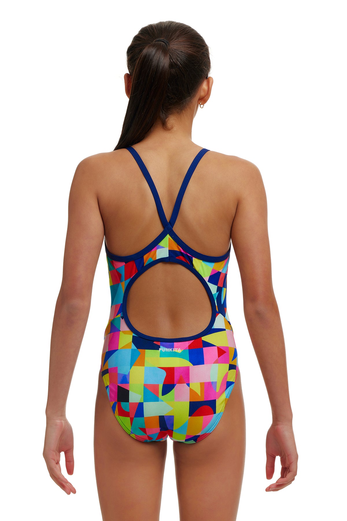 On The Gride | Girls Diamond Back One Piece