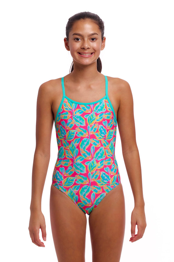 Planted Pink | Girls Diamond Back One Piece