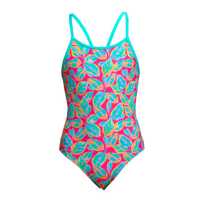 Planted Pink | Girls Diamond Back One Piece