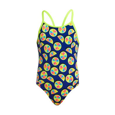 You Lemon | Girls Diamond Back One Piece