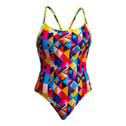 Broken Blox | Ladies Diamond Back One Piece