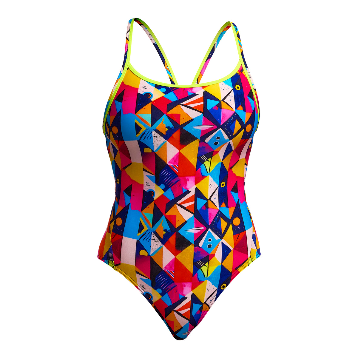 Broken Blox | Ladies Diamond Back One Piece