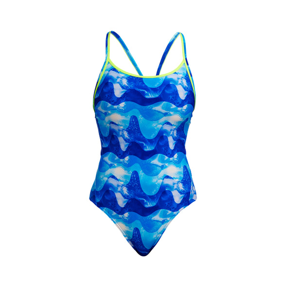 Dive In | Ladies Diamond Back One Piece