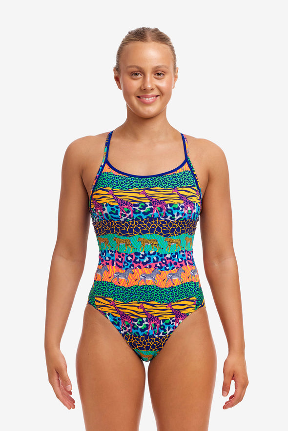 Gone Wild | Ladies Diamond Back One Piece