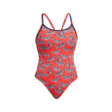 Hot To Trot | Ladies Diamond Back One Piece