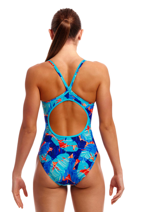 Lotsa Leaves | Ladies Diamond Back One Piece