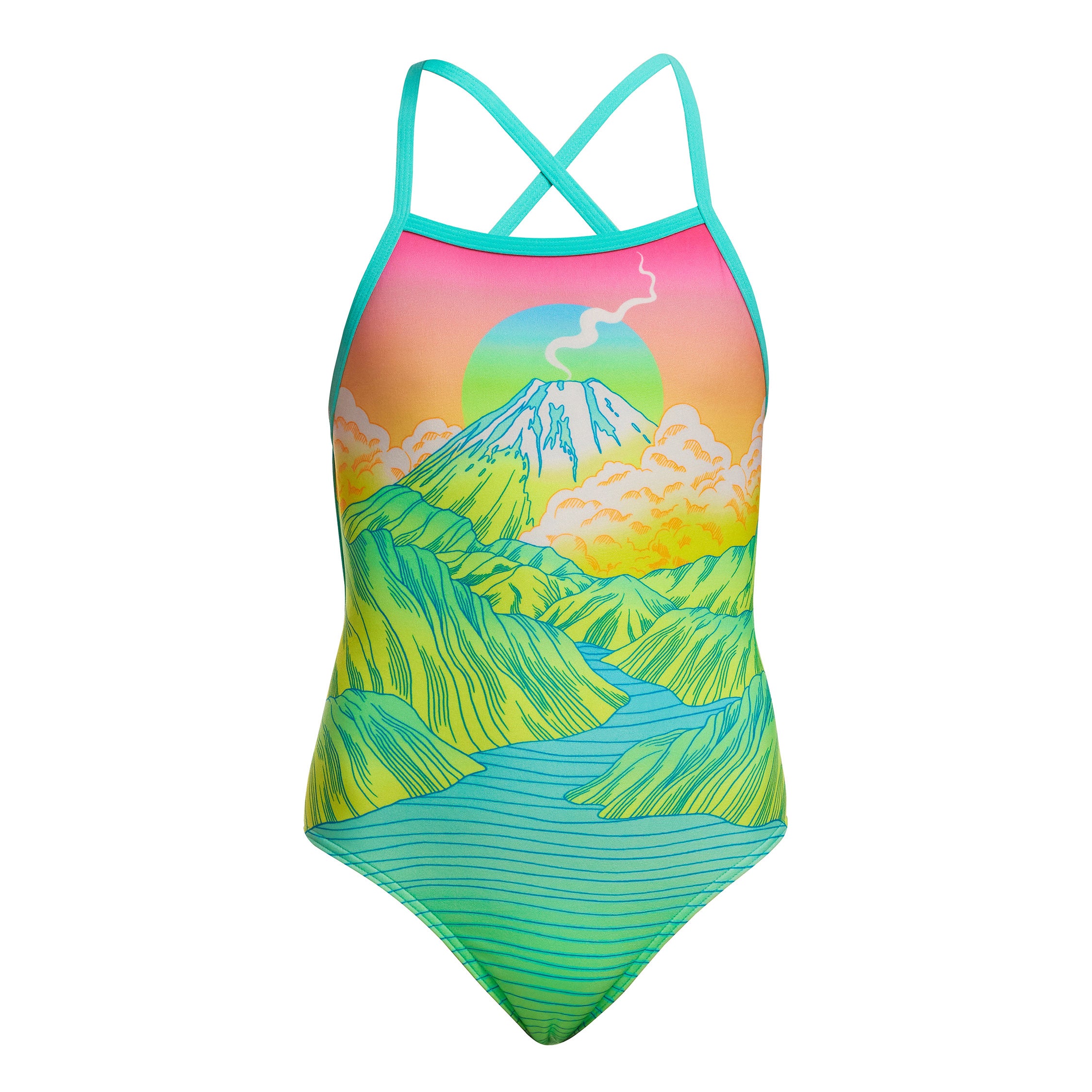 Candy Climb Girls Strapped In One Piece - Main Image