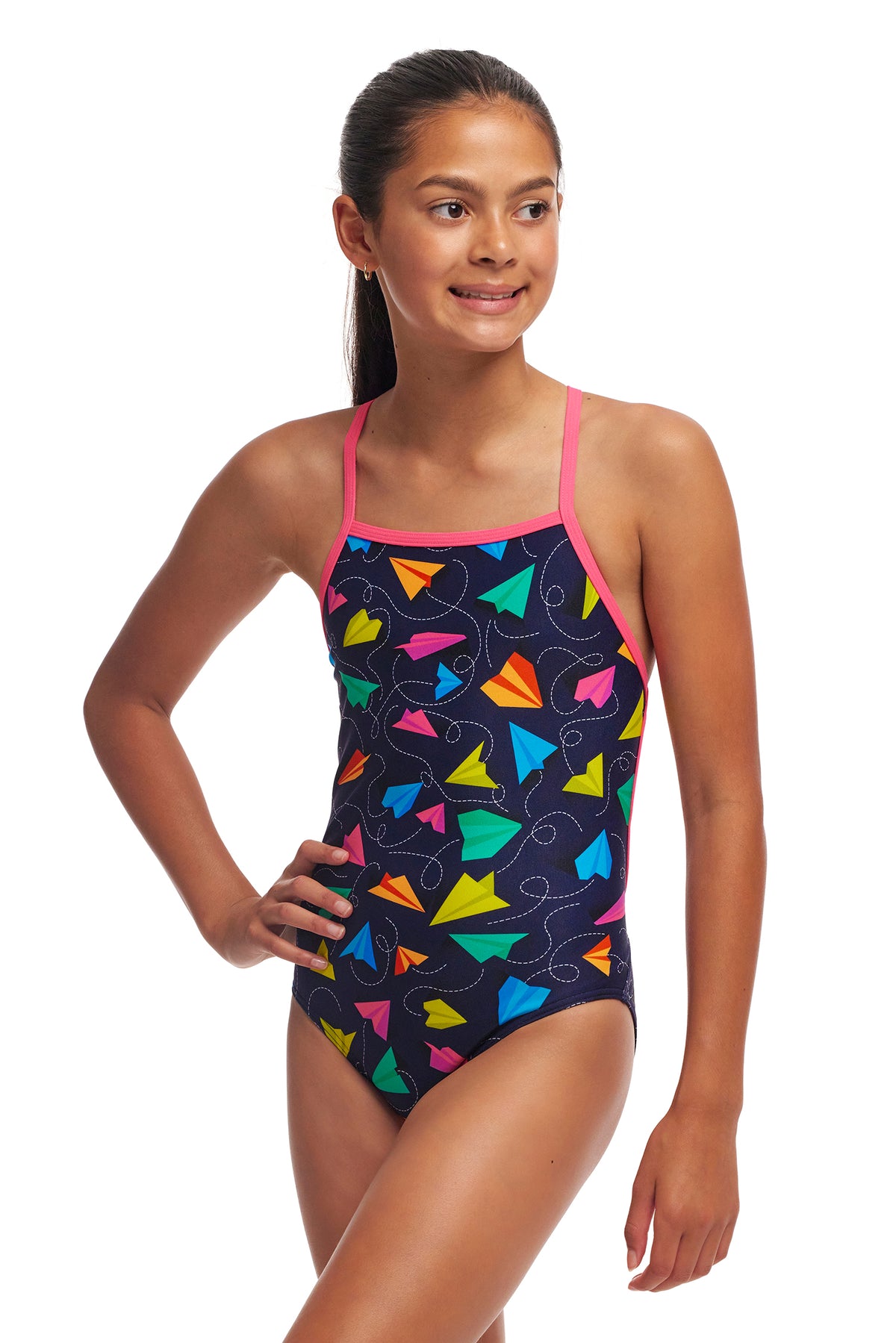 Fly Bye | Girls Strapped In One Piece