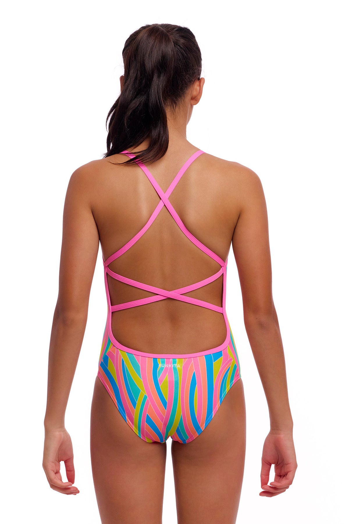 Swirly Straws | Girls Strapped In One Piece