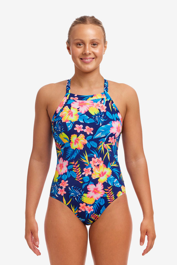 In Bloom | Ladies Sky Hi One Piece