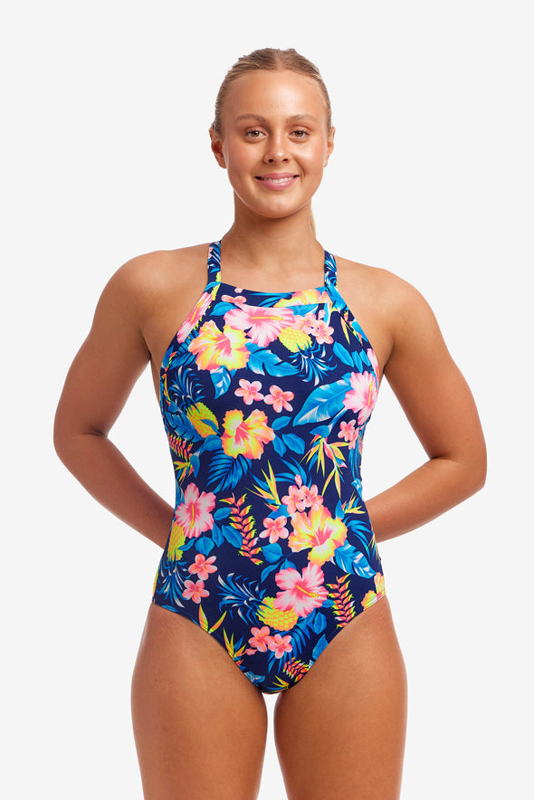 In Bloom | Ladies Sky Hi One Piece