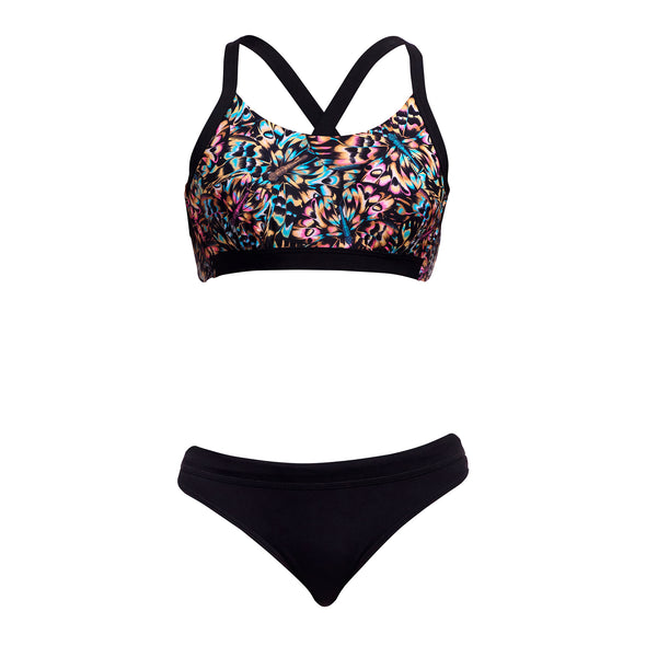 Copper Cluster | Ladies Hold Steady Crop Top