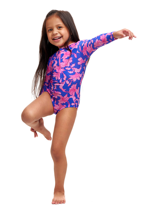 Perfect Petal | Toddler Girls Sun Cover One Piece