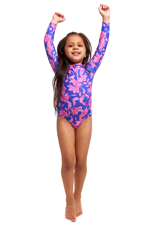 Perfect Petal | Toddler Girls Sun Cover One Piece