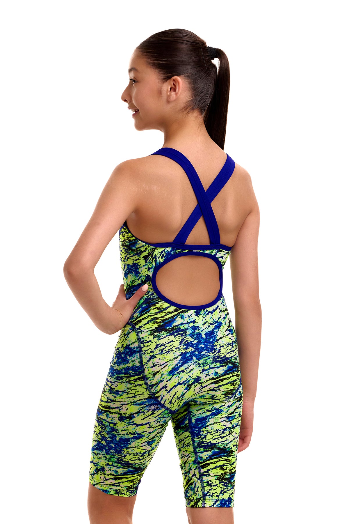 Scaled Back | Girls Fast Legs One Piece