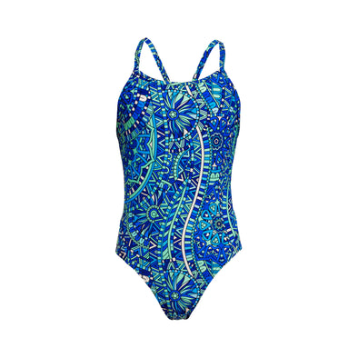 Blues Festival | Girls Diamond Back One Piece