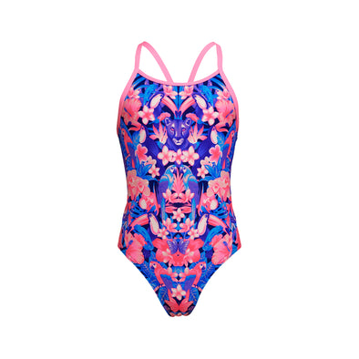 Jingle Jungle | Girls Diamond Back One Piece