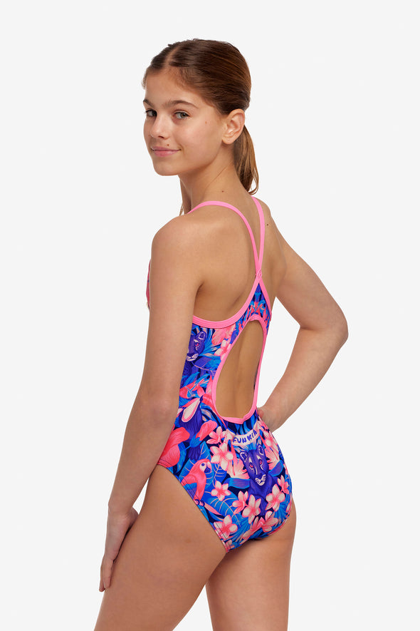 Jingle Jungle | Girls Diamond Back One Piece