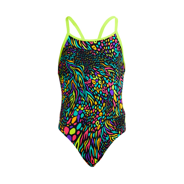 Spot Me | Girls Diamond Back One Piece