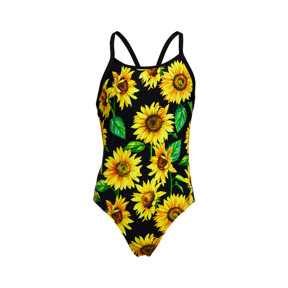 Sunny | Girls Diamond Back One Piece