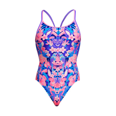 Jingle Jungle | Ladies Diamond Back One Piece