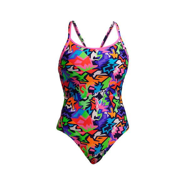 Sharp Edges | Ladies Diamond Back One Piece