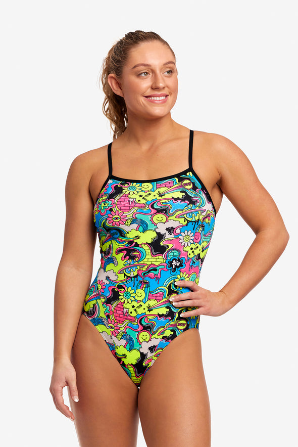 Smash Mouth | Ladies Single Strap One Piece