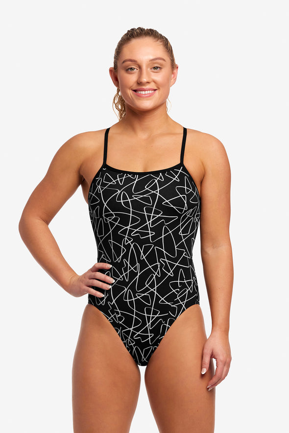 Texta Mess | Ladies Single Strap One Piece