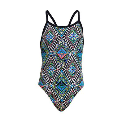 Weave Please | Girls Single Strap One Piece