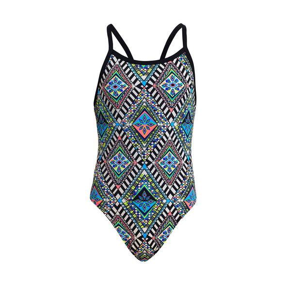 Hazy Daze | Girls Single Strap One Piece