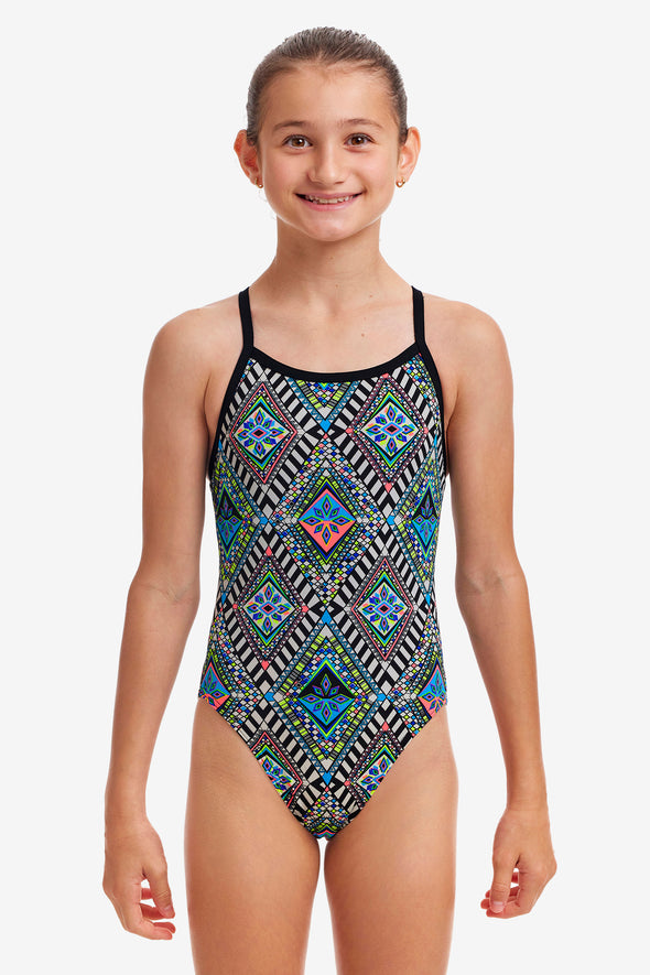 Weave Please | Girls Single Strap One Piece