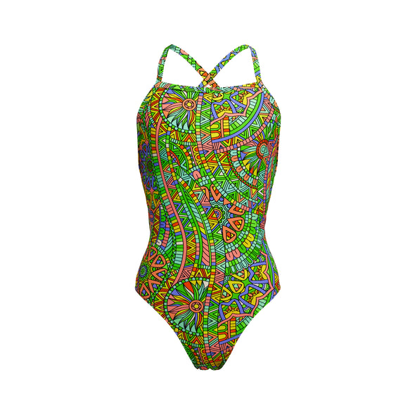 Minty Mixer | Girls Strapped In One Piece
