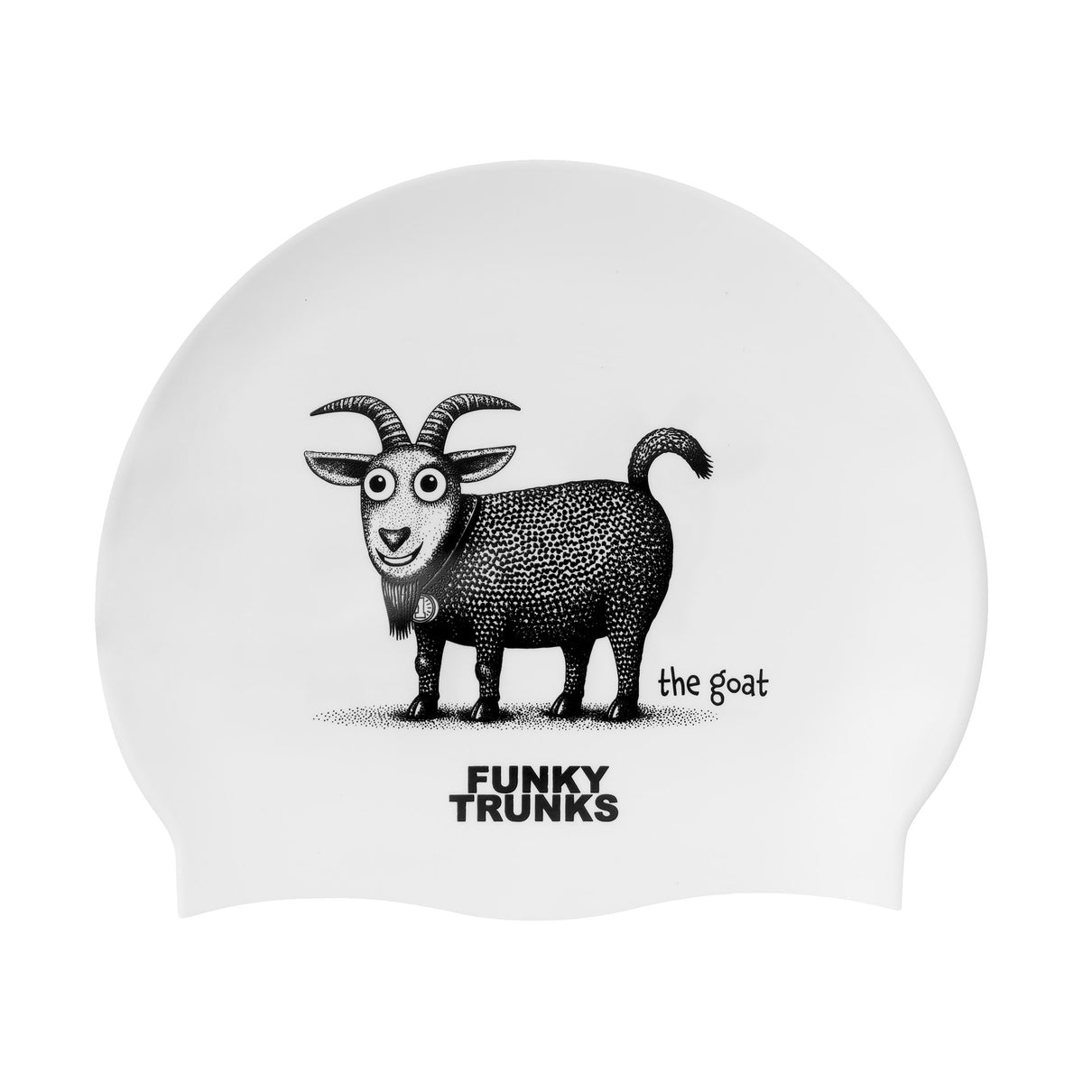 The Goat | Silicone Swimming Cap