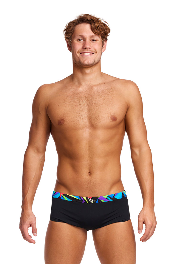 Beat It Black | Mens Sidewinder Trunks