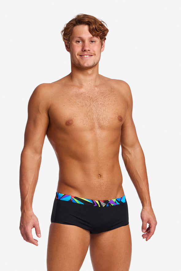 Beat It Black | Mens Sidewinder Trunks