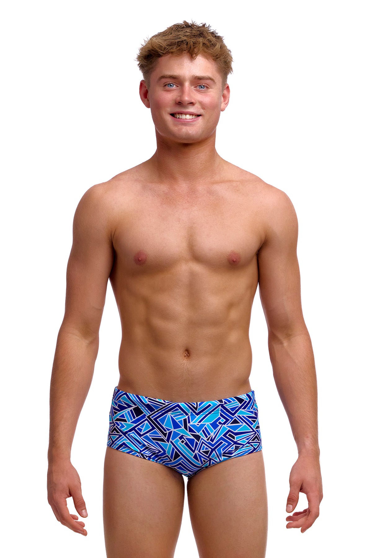 Blue Bits | Boys Sidewinder Trunks