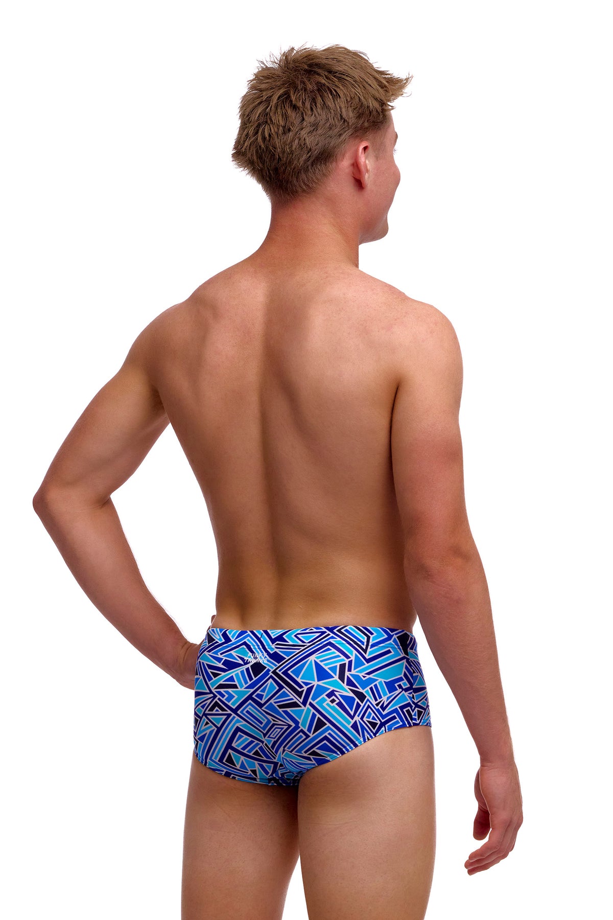 Blue Bits | Boys Sidewinder Trunks